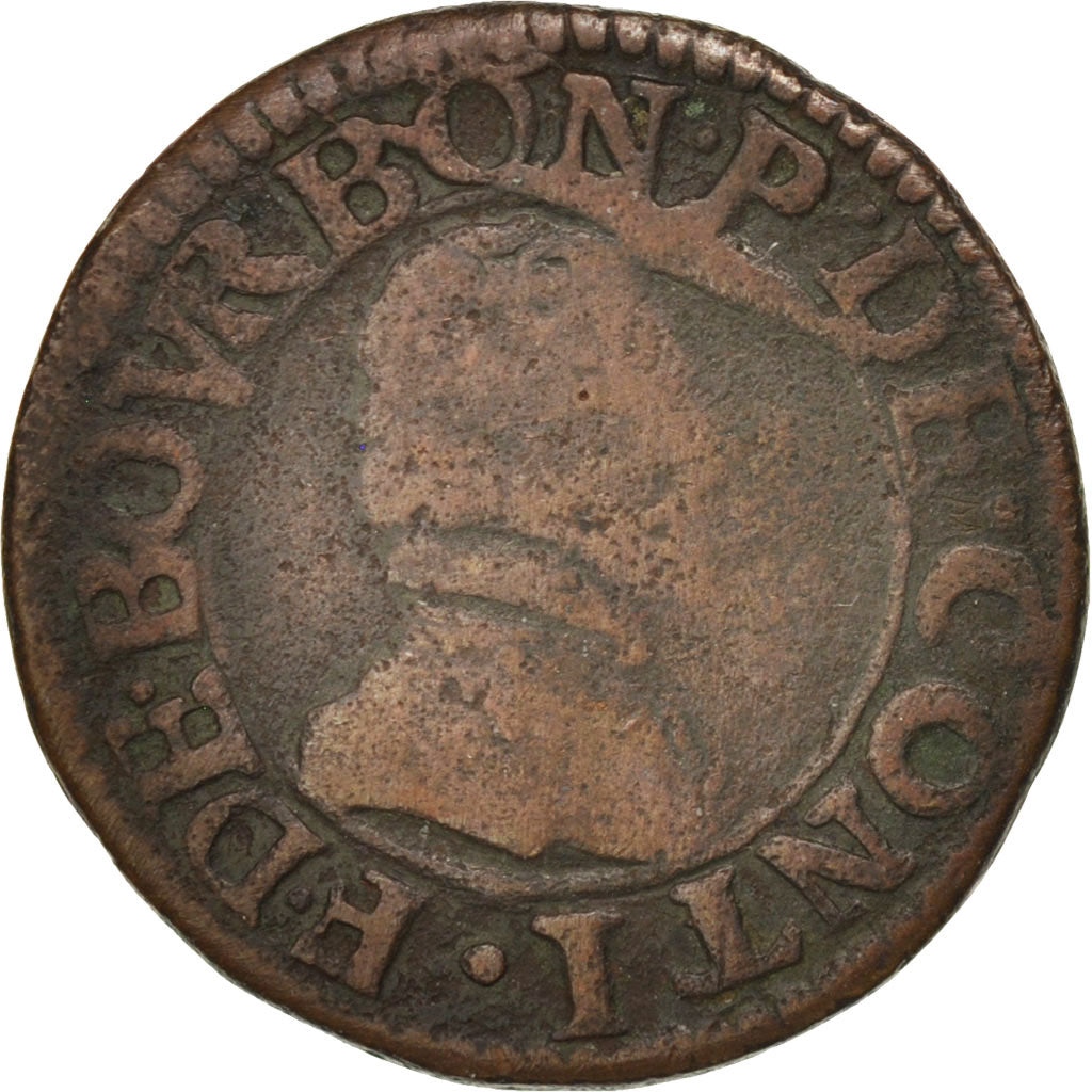 Munten, Frankrijk, Double Tournois, Undated, FR, Koper, CGKL:674