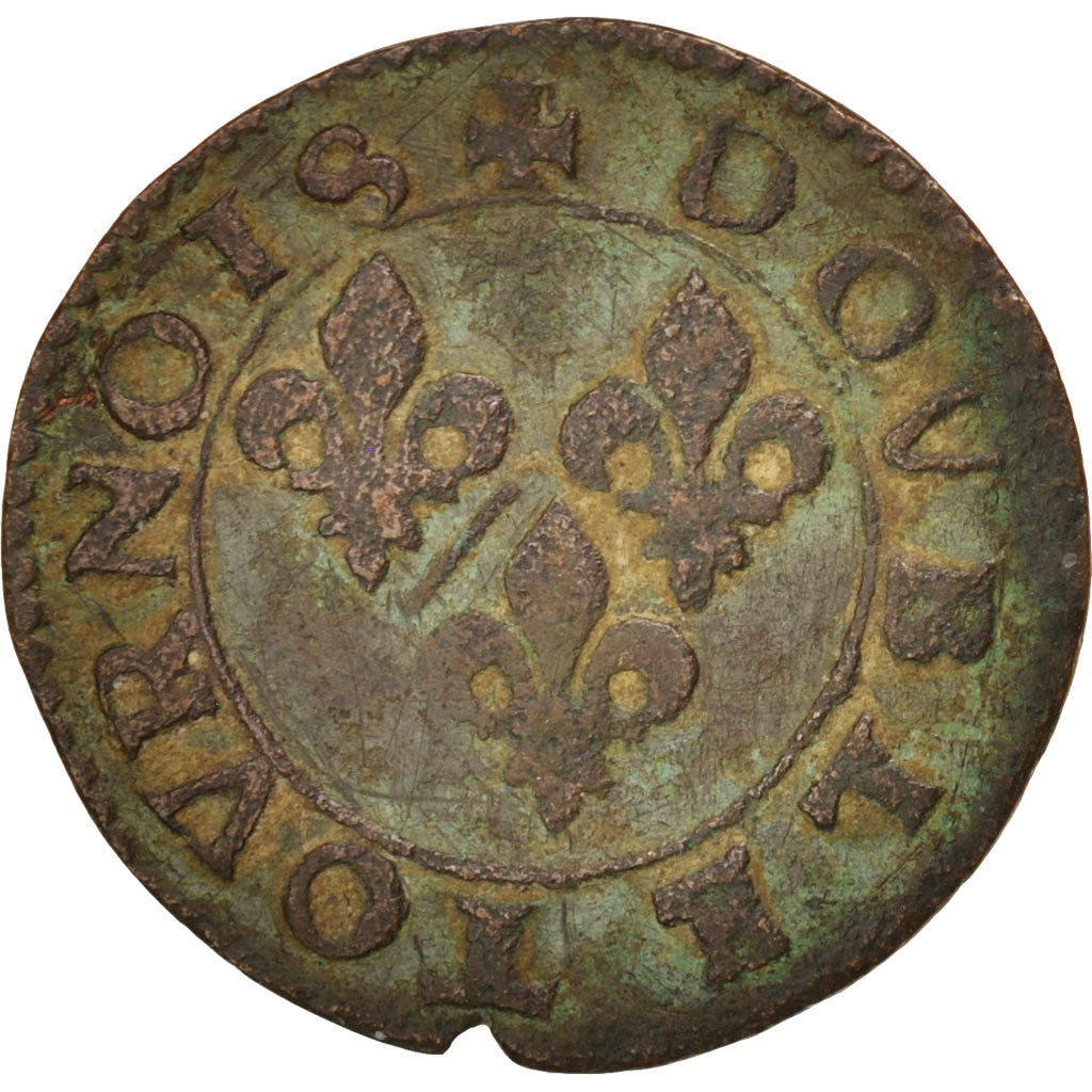 Frankreich, Château-Regnault, Double Tournois, Undated, VF(20-25), CGKL:674