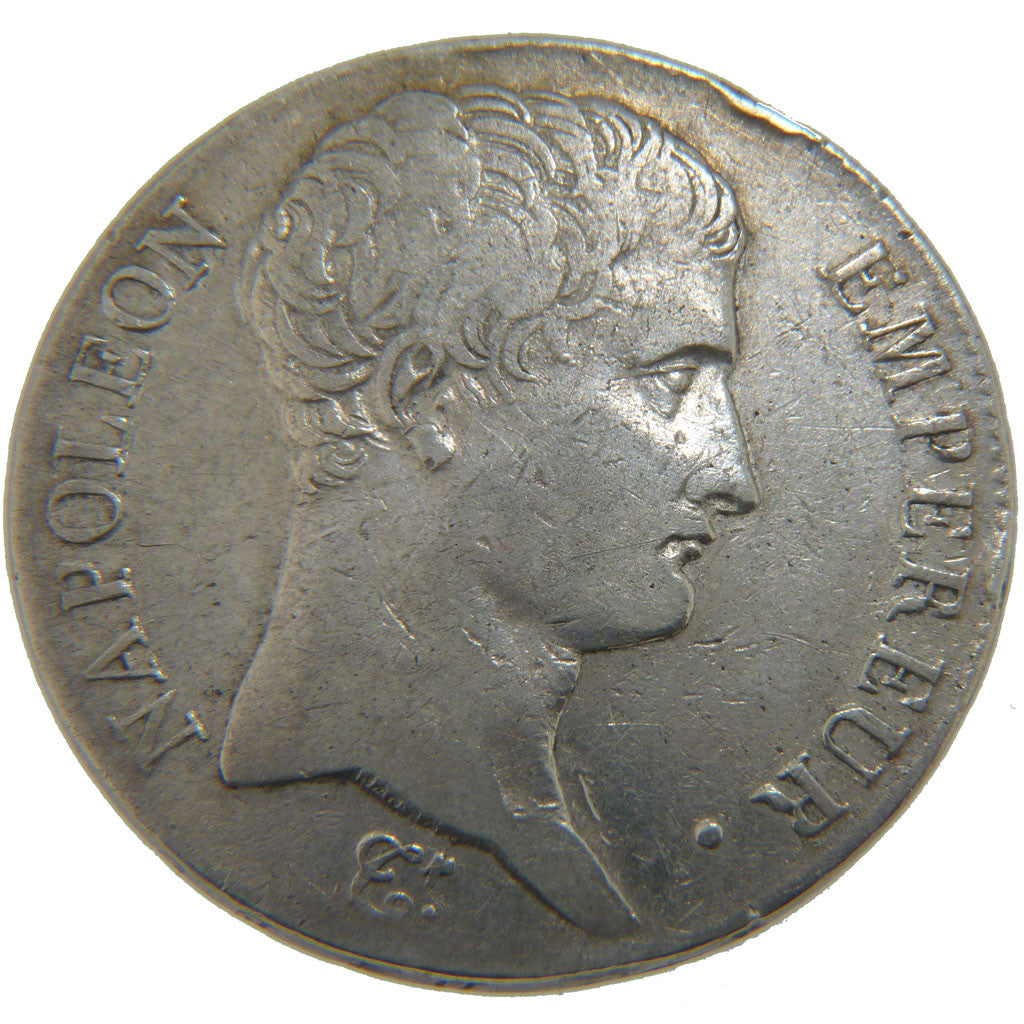 FRANCE, Napoléon I, 5 Francs, 1806, Paris, KM #662.1, EF(40-45), Silver, Gadoury