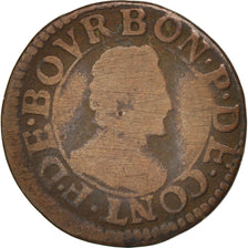 France, Château-Regnault, Double Tournois, Undated, F(12-15), Copper, CGKL:674