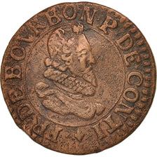 France, Château-Regnault, Double Tournois, Undated, EF(40-45), Copper, CGKL:648