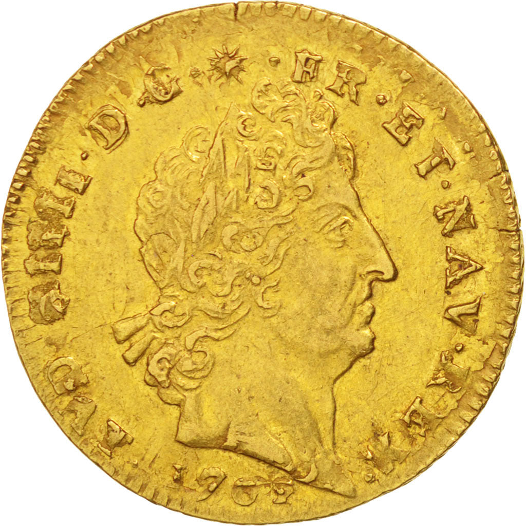Moneta, Francia, Louis XIV, Louis d'or aux 8 L et aux insignes, Louis d'Or