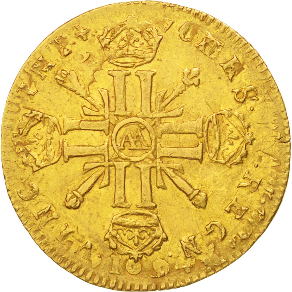 Moneta, Francia, Louis XIV, Louis d'or aux 8 L et aux insignes, Louis d'Or