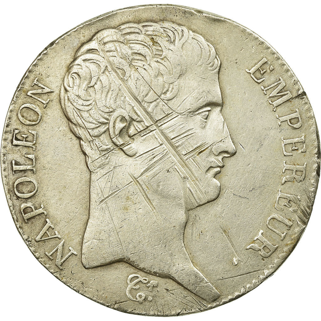 Coin, France, Napoléon I, 5 Francs, 1807, Bayonne, VF(30-35), Silver