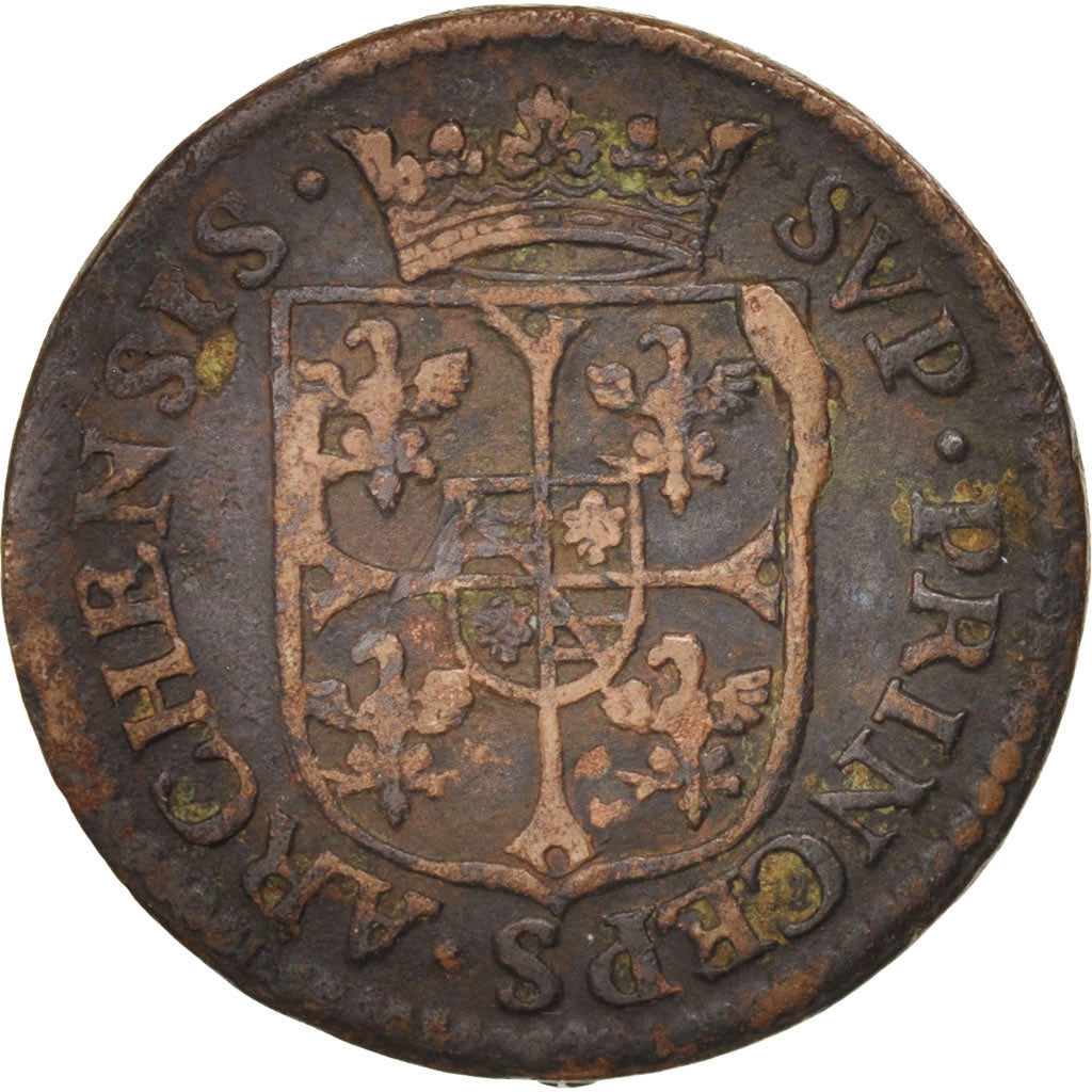 Coin, FRENCH STATES, NEVERS & RETHEL, 2 Liard, 1610, Charleville, VF(30-35)