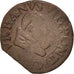 Moneta, TERYTORIA FRANCUSKIE, Quattrino, 1640, Avignon, VF(20-25), Miedź