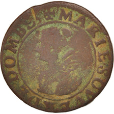 FRENCH STATES, DOMBES, Double Tournois, 1627, Trévoux, TB, KM:24, CGKL:728