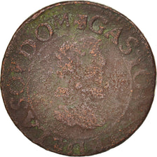 Moneda, ESTADOS FRANCESES, DOMBES, Gaston d'Orléans, Double Tournois, 1635