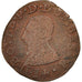 FRENCH STATES, DOMBES, Double Tournois, Trévoux, F(12-15), Copper, CGKL:720