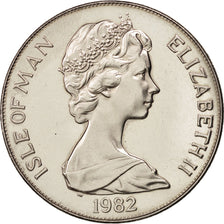 Coin, Isle of Man, Elizabeth II, Crown, 1982, Pobjoy Mint, MS(64)