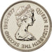 Tristan Da Cunha, Elizabeth II, 25 Pence, 1977, MS(64), Copper-nickel, KM:1