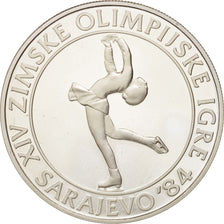 Yugoslavia, 100 Dinara, 1983, MS(65-70), Silver, KM:98