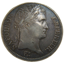 FRANCE, Napoléon I, 5 Francs, 1811, Lyons, EF(40-45), Silver, Gadoury #584, 2...