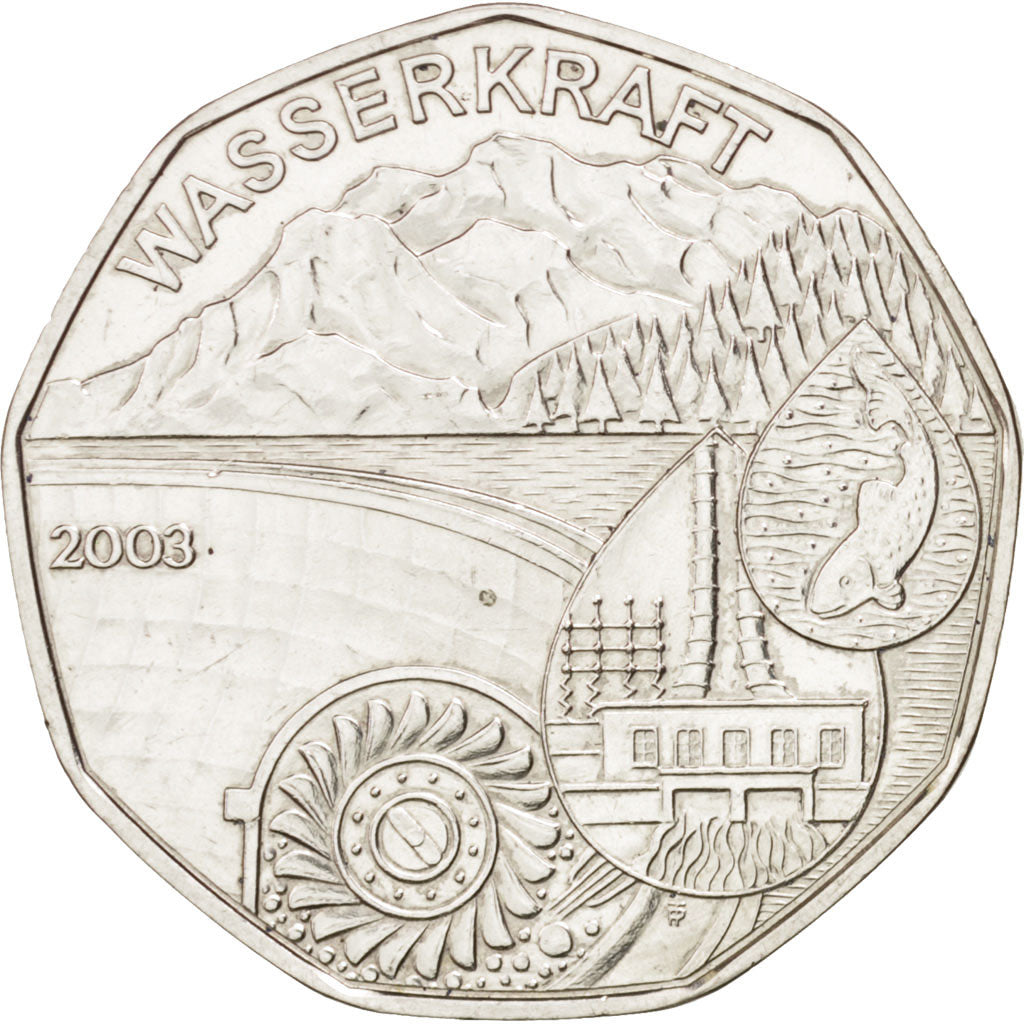 Österreich, 5 Euro, 2003, MS(63), Silver, KM:3105