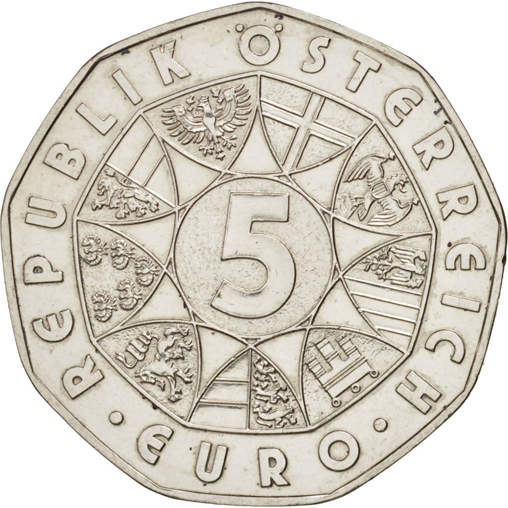 Österreich, 5 Euro, 2003, MS(63), Silver, KM:3105