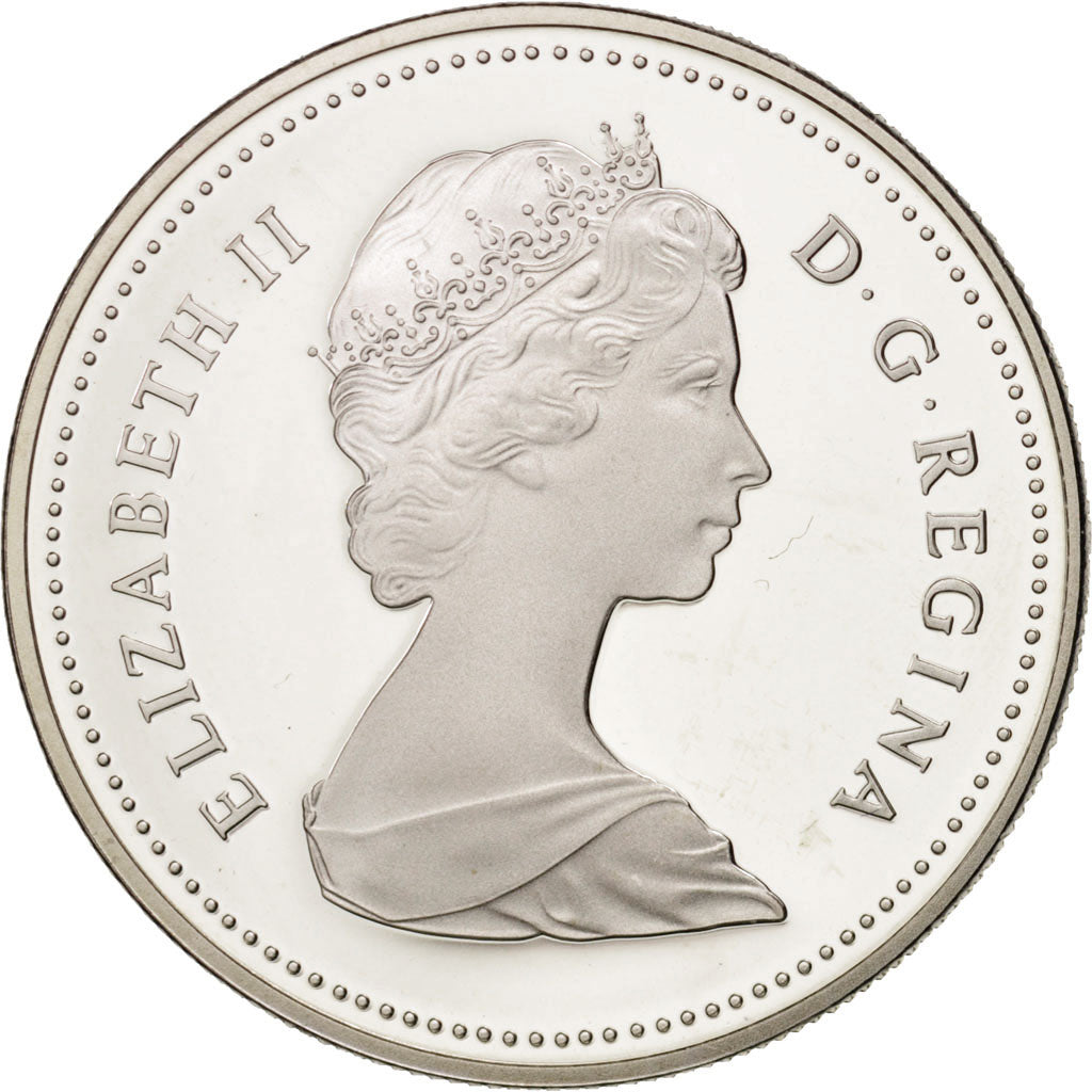 Canada, Elizabeth II, Dollar, 1984, Ottawa, MS(65-70), Silver, KM:140
