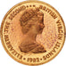 BRITISH VIRGIN ISLANDS, Elizabeth II, Cent, 1982, Franklin Mint, MS(65-70), KM:1