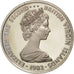 BRITISH VIRGIN ISLANDS, Elizabeth II, 5 Cents, 1982, Franklin Mint, MS(65-70)