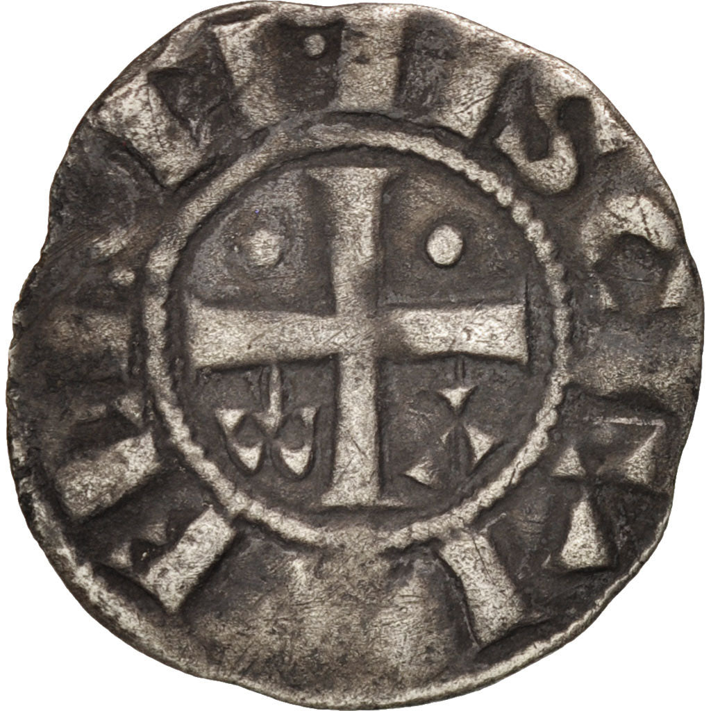 Coin, FRENCH STATES, Denarius, EF(40-45), Silver, Boudeau:1754