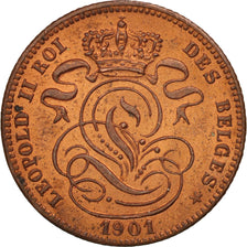 Belgium, Leopold II, Centime, 1901, MS(64), Copper, KM:33.1