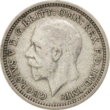 Great Britain, George V, 3 Pence, 1936, AU(50-53), Silver, KM:831