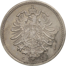 GERMANY - EMPIRE, Wilhelm I, 5 Pfennig, 1874, Frankfurt, SUP, KM:3
