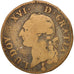 Moneta, Francia, Louis XVI, Sol, 1791, Metz, MB, Rame, KM:602.1, Gadoury:350