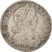 France, Louis XIV, 1/12 Écu, 1650, Bordeaux, VF(30-35), KM:166.10, Gadoury:112