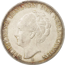 Coin, Netherlands, Wilhelmina I, 2-1/2 Gulden, 1931, AU(50-53), Silver, KM:165