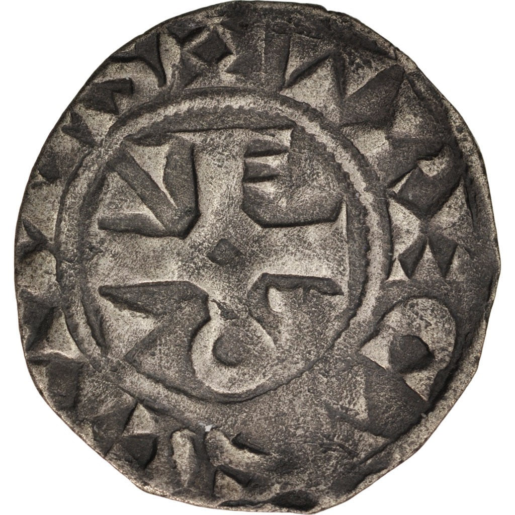 Coin, FRENCH STATES, Denarius, Troyes, EF(40-45), Silver, Boudeau:1745