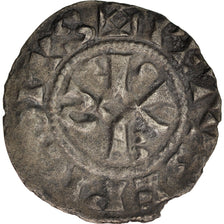 FRENCH STATES, Champagne, Thibaud II, Denarius, Troyes, EF(40-45), Boudeau:1744