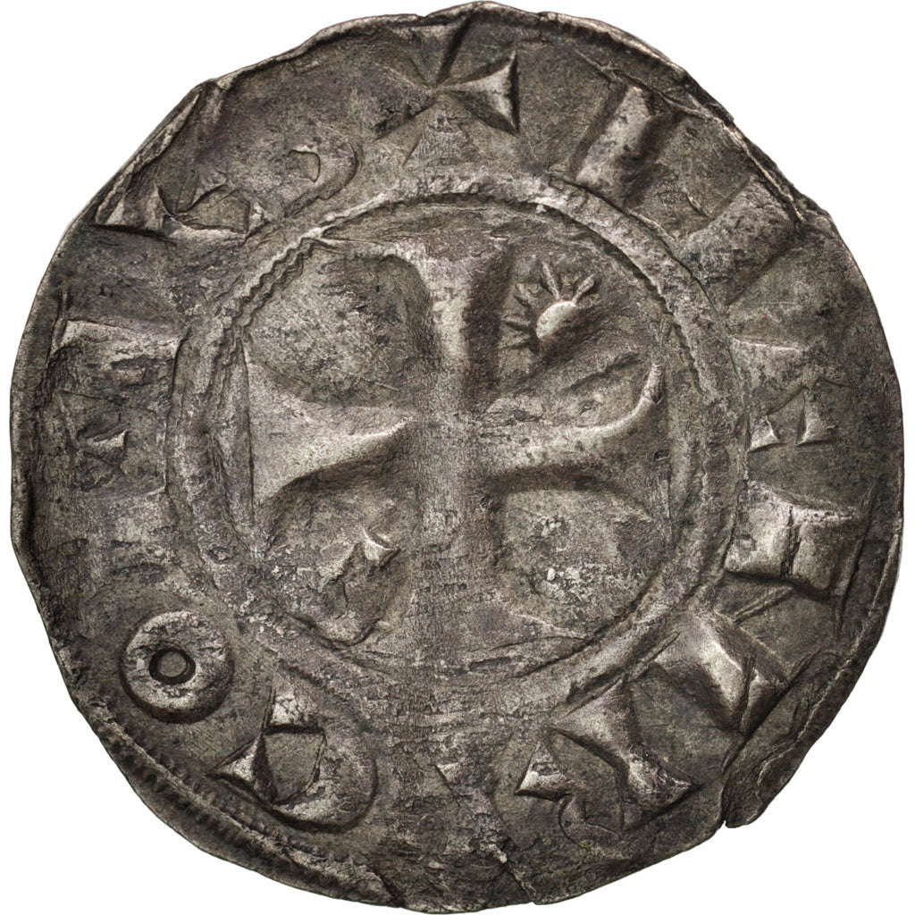 Coin, FRENCH STATES, Denarius, Troyes, EF(40-45), Silver