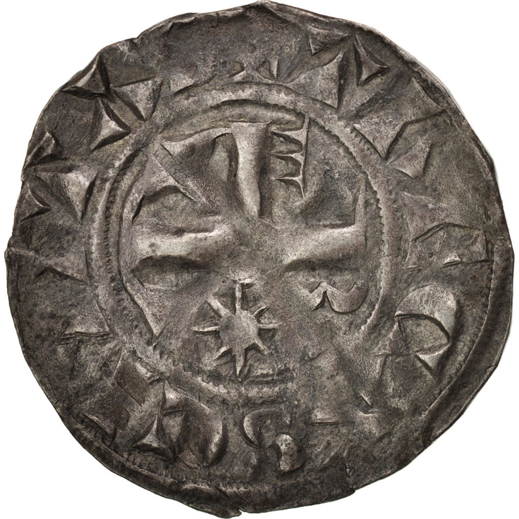 Coin, FRENCH STATES, Denarius, Troyes, EF(40-45), Silver