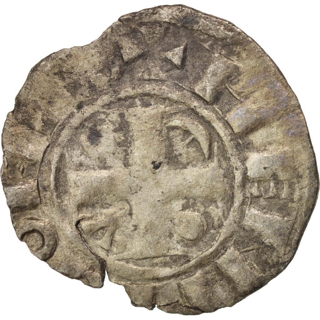 Coin, FRENCH STATES, Denarius, Provins, VF(20-25), Silver, Boudeau:1760