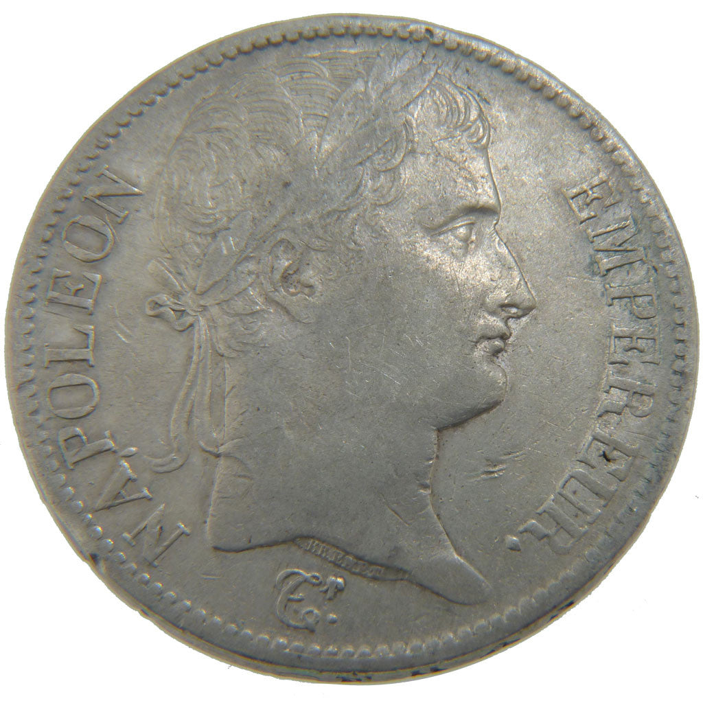 Coin, France, Napoléon I, 5 Francs, 1813, La Rochelle, VF(30-35), Silver