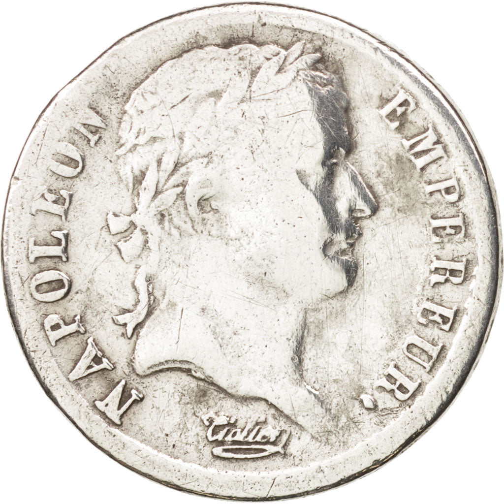 France, Napoléon I, 1/2 Franc, 1812, Lyon, TB, Argent, Gadoury:399
