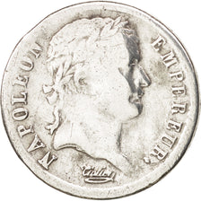 France, Napoléon I, 1/2 Franc, 1812, Lyon, VF(20-25), Silver, KM:691.5