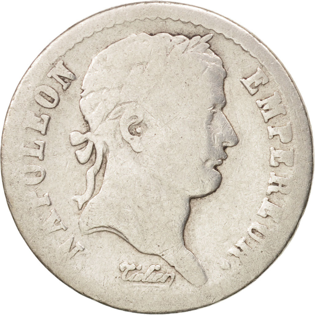 Munten, Frankrijk, Napoléon I, 1/2 Franc, 1813, La Rochelle, ZG+, Zilver