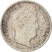 France, Louis-Philippe, 1/2 Franc, 1838, Lille, VF(20-25), Silver, KM:741.13