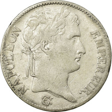 Munten, Frankrijk, Napoléon I, 5 Francs, 1813, Bayonne, ZF, Zilver, Gadoury:584