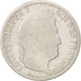 France, Louis-Philippe, 1/2 Franc, 1845, Lille, VG(8-10), Silver, KM:741.13