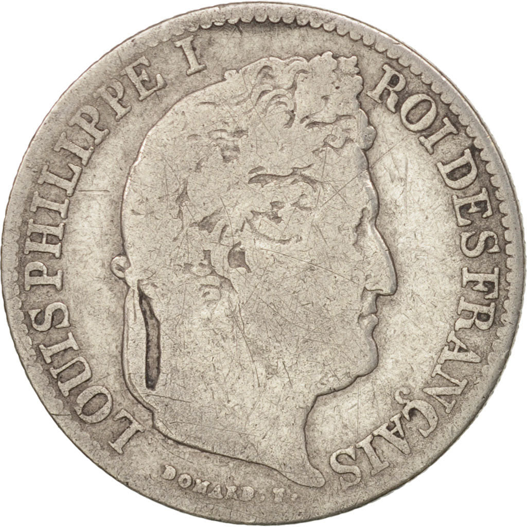 Coin, France, Louis-Philippe, 50 Centimes, 1846, Paris, F(12-15), Silver