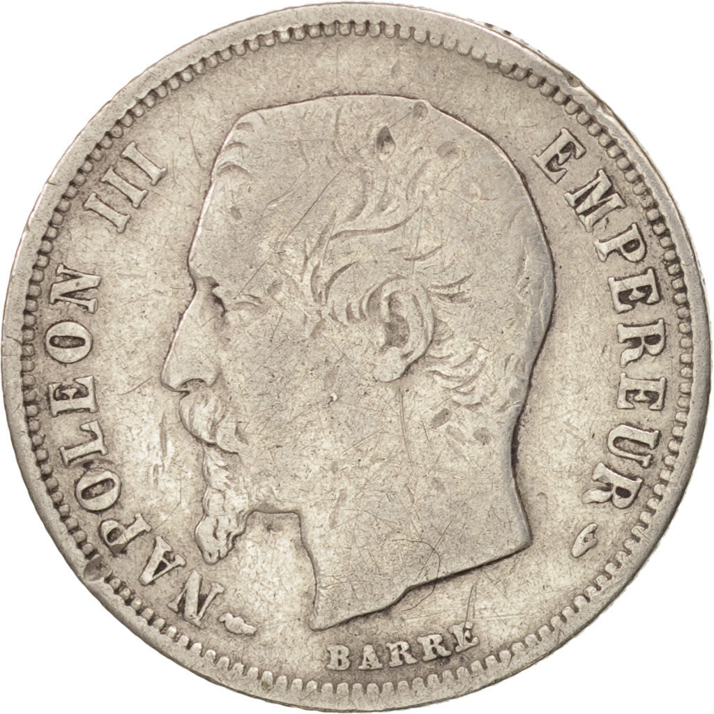 France, Napoléon III, 50 Centimes, 1854, Paris, VF(20-25), Silver, KM:794.1