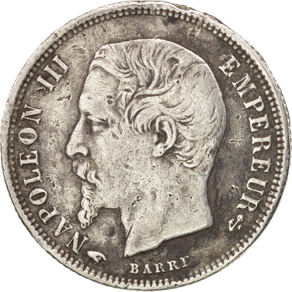 France, Napoleon III, 50 Centimes, 1856, Paris, TB, Argent, Gadoury:414