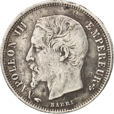 France, Napoleon III, 50 Centimes, 1856, Paris, TB, Argent, Gadoury:414