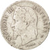 France, Napoleon III, 50 Centimes, 1865, Bordeaux, VF(20-25), Silver, KM:814.3