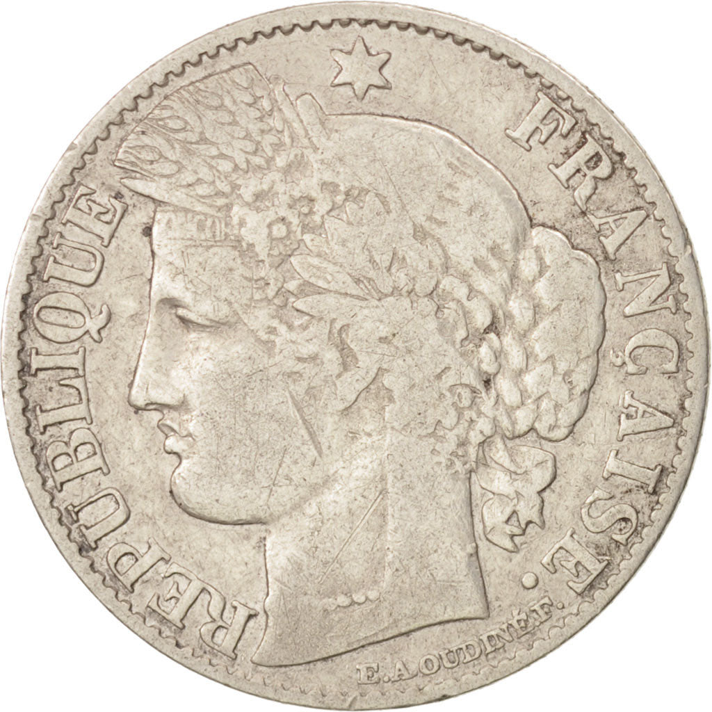 Coin, France, Cérès, 50 Centimes, 1895, Paris, VF(30-35), Silver, KM:834.1