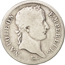 France, Napoléon I, Franc, 1808, Rouen, B+, Argent, KM:682.2, Gadoury:446