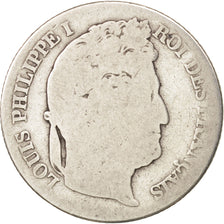 Moneta, Francja, Louis-Philippe, Franc, 1840, Lille, VG(8-10), Srebro