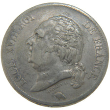 FRANCE, Louis XVIII, 5 Francs, 1821, Lille, KM #711.13, EF(40-45), Silver,...